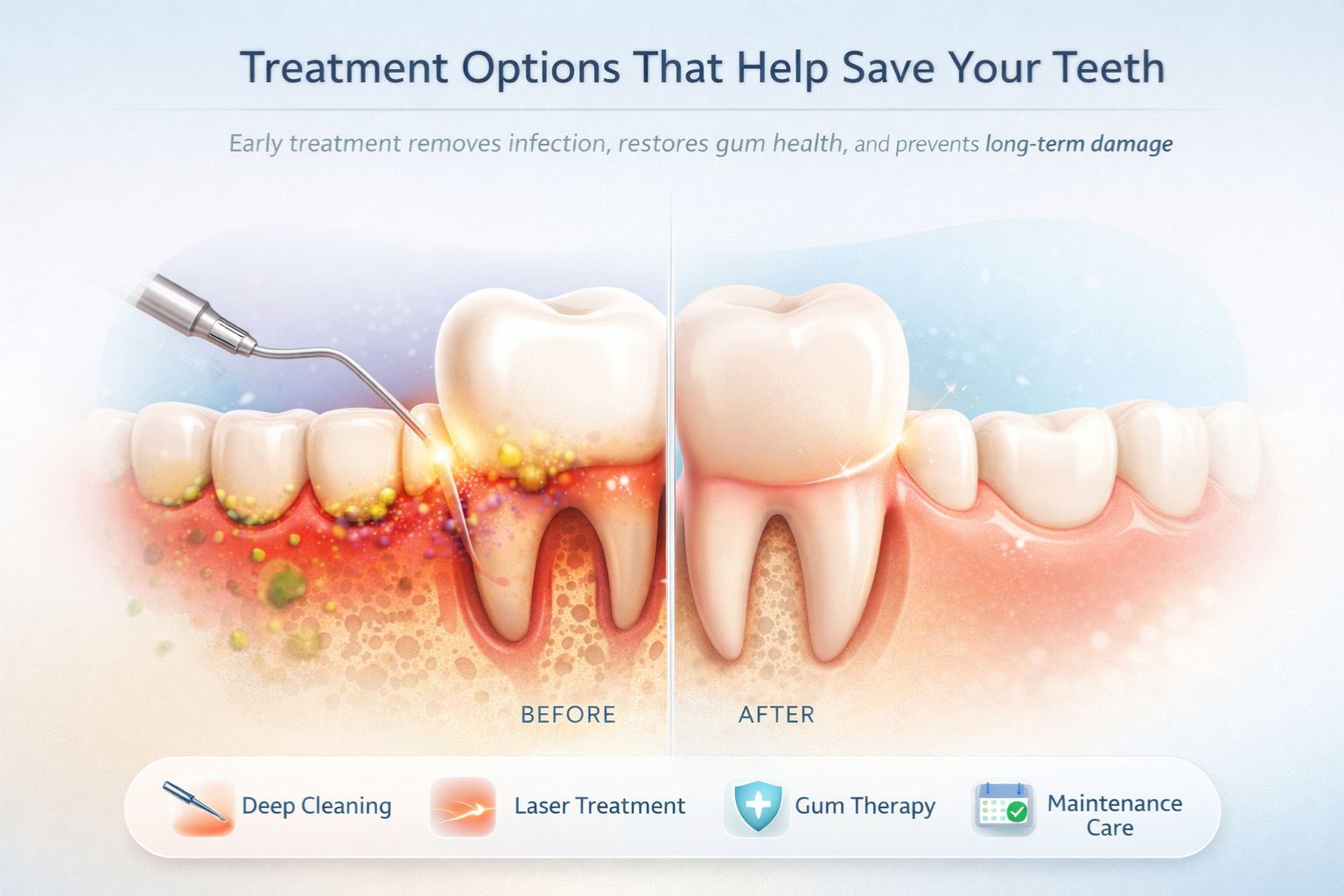 treatment options to save your teeth from gum disease