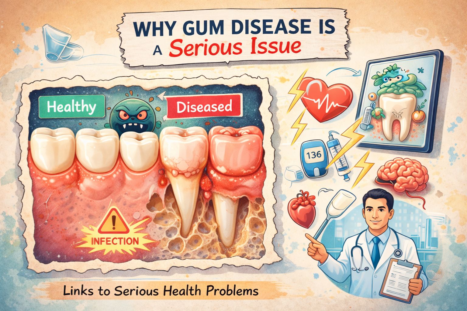 why gum disease is a serious issue